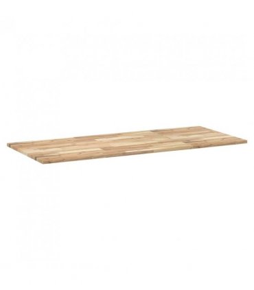 vidaXL Desk Top Untreated 120x60x2 cm Solid Wood Acacia — Colour: natural, Size: 120 x 60 x 2 cm