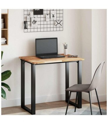 vidaXL Desk Top Oil Finished 100x60x2 cm Solid Wood Acacia — Size: 100 x 60 x 2 cm