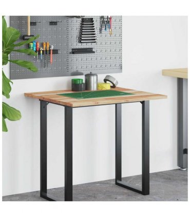 vidaXL Desk Top Oil Finished 100x60x2 cm Solid Wood Acacia — Size: 100 x 60 x 2 cm