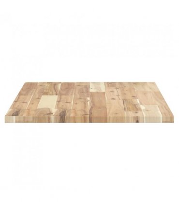 vidaXL Desk Top Untreated 60x50x2 cm Solid Wood Acacia — Colour: natural, Size: 60 x 50 x 2 cm