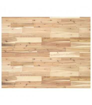 vidaXL Desk Top Untreated 100x80x4 cm Solid Wood Acacia — Colour: natural, Size: 100 x 80 x 4 cm