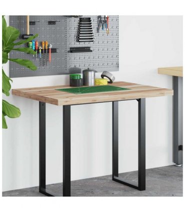vidaXL Desk Top Untreated 100x80x4 cm Solid Wood Acacia — Colour: natural, Size: 100 x 80 x 4 cm