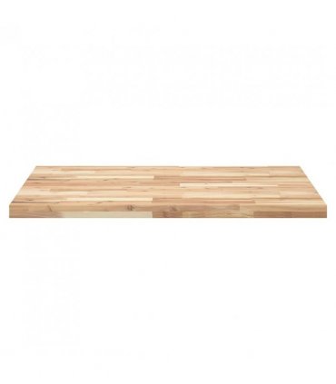 vidaXL Desk Top Untreated 100x80x4 cm Solid Wood Acacia — Colour: natural, Size: 100 x 80 x 4 cm