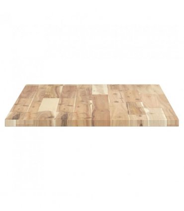 vidaXL Desk Top Untreated 80x50x2 cm Solid Wood Acacia — Colour: natural, Size: 80 x 50 x 2 cm