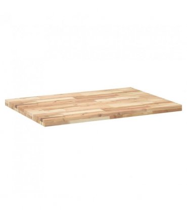 vidaXL Desk Top Untreated 100x70x4 cm Solid Wood Acacia — Colour: natural, Size: 100 x 70 x 4 cm