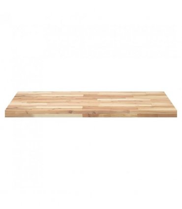 vidaXL Desk Top Untreated 100x70x4 cm Solid Wood Acacia — Colour: natural, Size: 100 x 70 x 4 cm