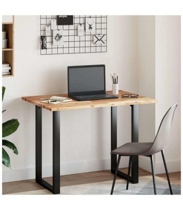 vidaXL Desk Top Oil Finished 100x70x2 cm Solid Wood Acacia — Size: 100 x 70 x 2 cm