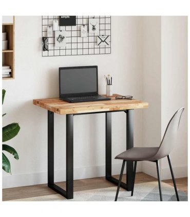 vidaXL Desk Top Oil Finished 100x60x4 cm Solid Wood Acacia — Size: 100 x 60 x 4 cm
