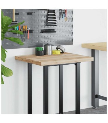 vidaXL Desk Top Untreated 80x60x4 cm Solid Wood Acacia — Colour: natural, Size: 80 x 60 x 4 cm