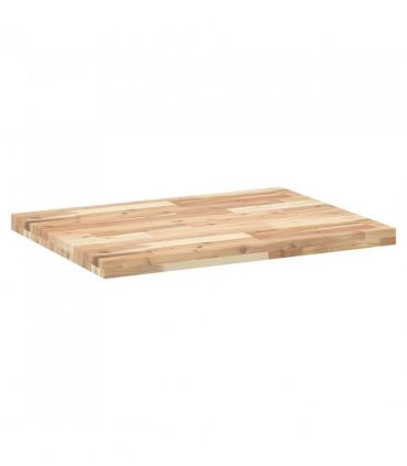 vidaXL Desk Top Untreated 80x60x4 cm Solid Wood Acacia — Colour: natural, Size: 80 x 60 x 4 cm