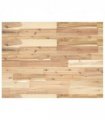 vidaXL Desk Top Untreated 80x60x2 cm Solid Wood Acacia — Colour: natural, Size: 80 x 60 x 2 cm
