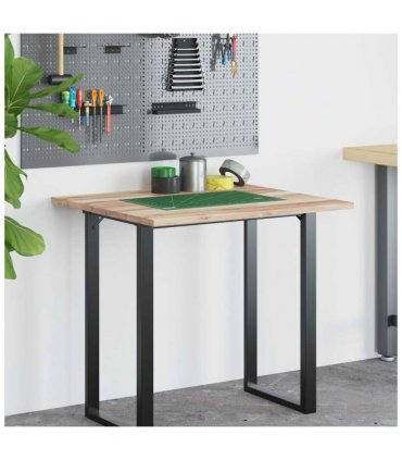 vidaXL Desk Top Untreated 80x60x2 cm Solid Wood Acacia — Colour: natural, Size: 80 x 60 x 2 cm