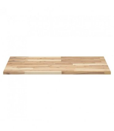 vidaXL Desk Top Untreated 80x60x2 cm Solid Wood Acacia — Colour: natural, Size: 80 x 60 x 2 cm