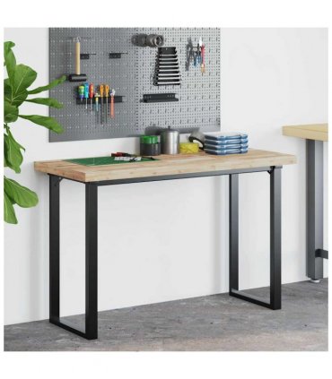 vidaXL Desk Top Untreated 140x50x4 cm Solid Wood Acacia — Colour: natural, Size: 140 x 50 x 4 cm