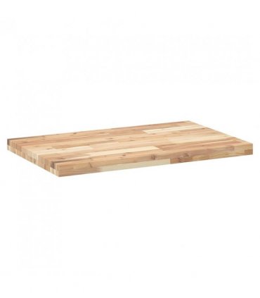 vidaXL Desk Top Untreated 140x50x4 cm Solid Wood Acacia — Colour: natural, Size: 140 x 50 x 4 cm