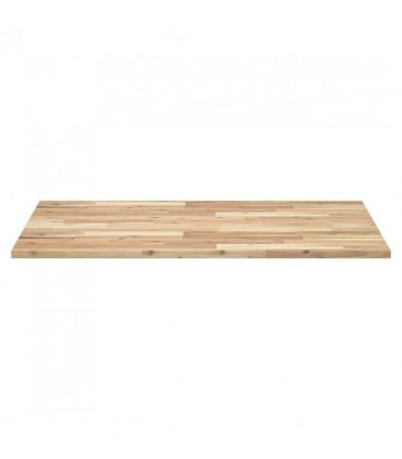 vidaXL Desk Top Untreated 100x70x2 cm Solid Wood Acacia — Colour: natural, Size: 100 x 70 x 2 cm
