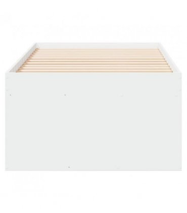 vidaXL Daybed | White | Engineered wood | Small Single | Convertible | Daybed — Size: 75 x 190 cm