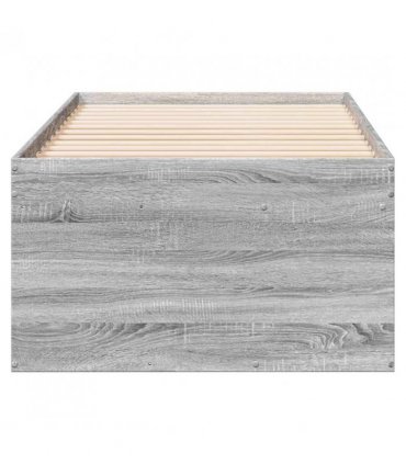 vidaXL Daybed | Grey sonoma | Engineered wood | Single | Daybed | Rectangular — Size: 100 x 200 cm