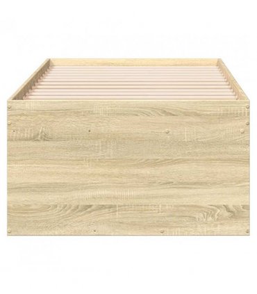vidaXL Daybed | Sonoma oak | Engineered wood | Small Single | Daybed — Size: 75 x 190 cm