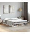 vidaXL Bed Frame without Mattress White 140x200 cm — Size: 140 x 200 cm — V0672117750