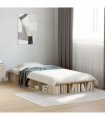 vidaXL Bed Frame without Mattress Sonoma Oak 90x200 cm — Size: 90 x 200 cm — V0672117780