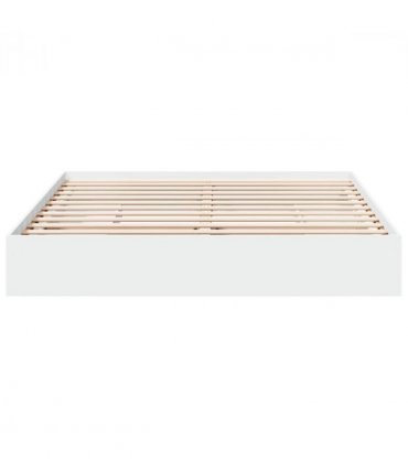 vidaXL Bed Frame with Drawers without Mattress White 180x200 cm Super King — Size: 180 x 200 cm — V0672117853
