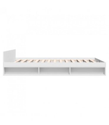 vidaXL Bed Frame with Drawers without Mattress White 120x200 cm — Size: 120 x 200 cm — V0672117910
