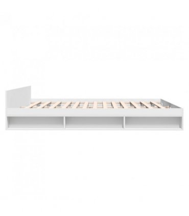 vidaXL Bed Frame with Drawers without Mattress White 180x200 cm Super King — Size: 180 x 200 cm — V0672117927