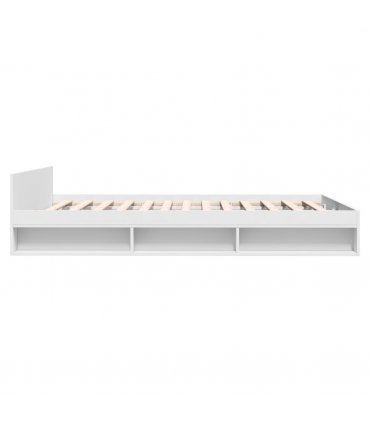 vidaXL Bed Frame with Drawers without Mattress White 160x200 cm — Size: 160 x 200 cm — V0672117928