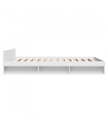 vidaXL Bed Frame with Drawers without Mattress White 140x200 cm — Size: 140 x 200 cm — V0672117949