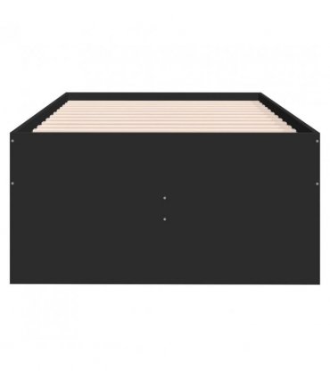 vidaXL Daybed with Drawers without Mattress Black 75x190 cm Small Single — Size: 75 x 190 cm