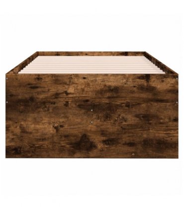vidaXL Daybed with Drawers without Mattress Smoked Oak 75x190 cm Small Single — Size: 75 x 190 cm