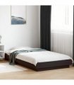 vidaXL Bed Frame with LED Lights without Mattress Black 90x200cm — Size: 90 x 200 cm