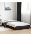vidaXL Bed Frame with LED Lights without Mattress Black 100x200cm — Size: 100 x 200 cm