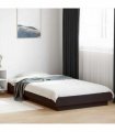 vidaXL Bed Frame without Mattress Black 100x200 cm — Size: 100 x 200 cm — V0672118151