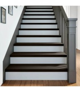vidaXL Stair Treads 2 pcs Brown Black 90x30x2 cm Solid Wood Oak — Size: 90 x 30 x 2 cm