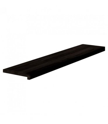 vidaXL Stair Treads 12 pcs Brown Black 120x30x2 cm Solid Wood Oak — Size: 120 x 30 x 2 cm