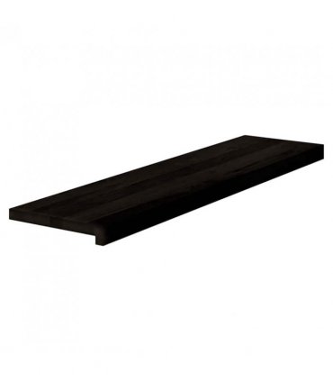 vidaXL Stair Treads 12 pcs Brown Black 100x30x2 cm Solid Wood Oak — Size: 100 x 30 x 2 cm