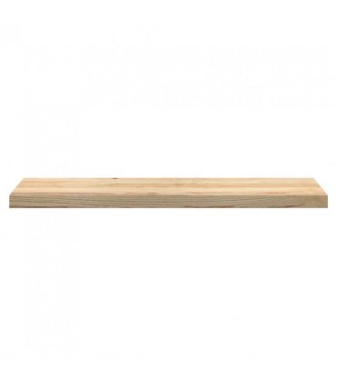 vidaXL Stair Treads 2 pcs Untreated 100x25x2 cm Solid Wood Oak — Colour: natural, Size: 100 x 25 x 2 cm