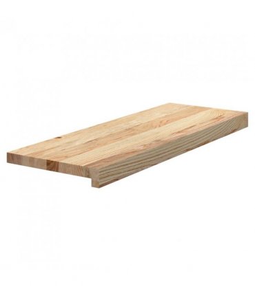 vidaXL Stair Treads 4 pcs Untreated 70x30x2 cm Solid Wood Oak — Colour: natural, Size: 70 x 30 x 2 cm