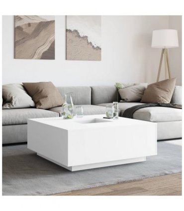 vidaXL Coffee Table White 100x100x40 cm Engineered Wood