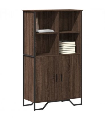 vidaXL Highboard Brown Oak 79.5x35.5x137.5 cm Engineered wood