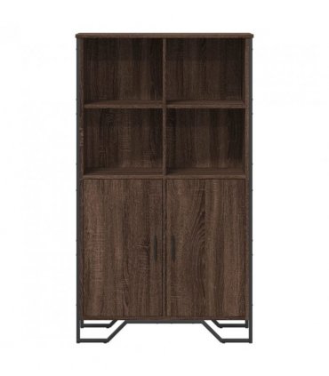 vidaXL Highboard Brown Oak 79.5x35.5x137.5 cm Engineered wood