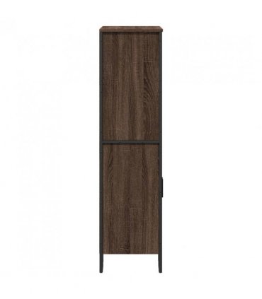 vidaXL Highboard Brown Oak 79.5x35.5x137.5 cm Engineered wood