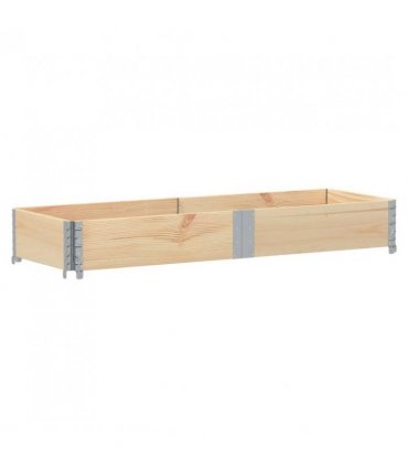 vidaXL Garden Planter 150x50 cm Solid Wood Pine — Colour: natural, Size: 150 x 50 x 21.5 cm