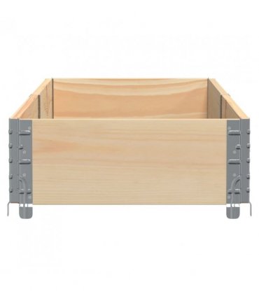 vidaXL Garden Planter 150x50 cm Solid Wood Pine — Colour: natural, Size: 150 x 50 x 21.5 cm