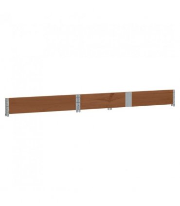vidaXL Garden Planter Brown 150x100 cm Solid Wood Pine — Colour: dark brown, Size: 150 x 100 x 21.5 cm
