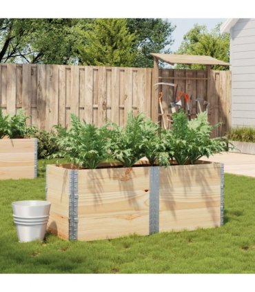 vidaXL Garden Planter 150x50 cm Solid Wood Pine — Colour: natural, Size: 150 x 50 x 60.5 cm