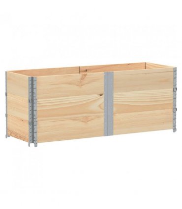 vidaXL Garden Planter 150x50 cm Solid Wood Pine — Colour: natural, Size: 150 x 50 x 60.5 cm