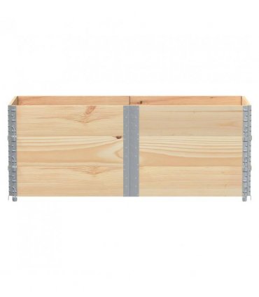 vidaXL Garden Planter 150x50 cm Solid Wood Pine — Colour: natural, Size: 150 x 50 x 60.5 cm